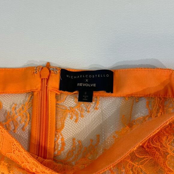 Michael Costello x Revolve Ophelia Maxi Skirt in Orange - Picture 2 of 8